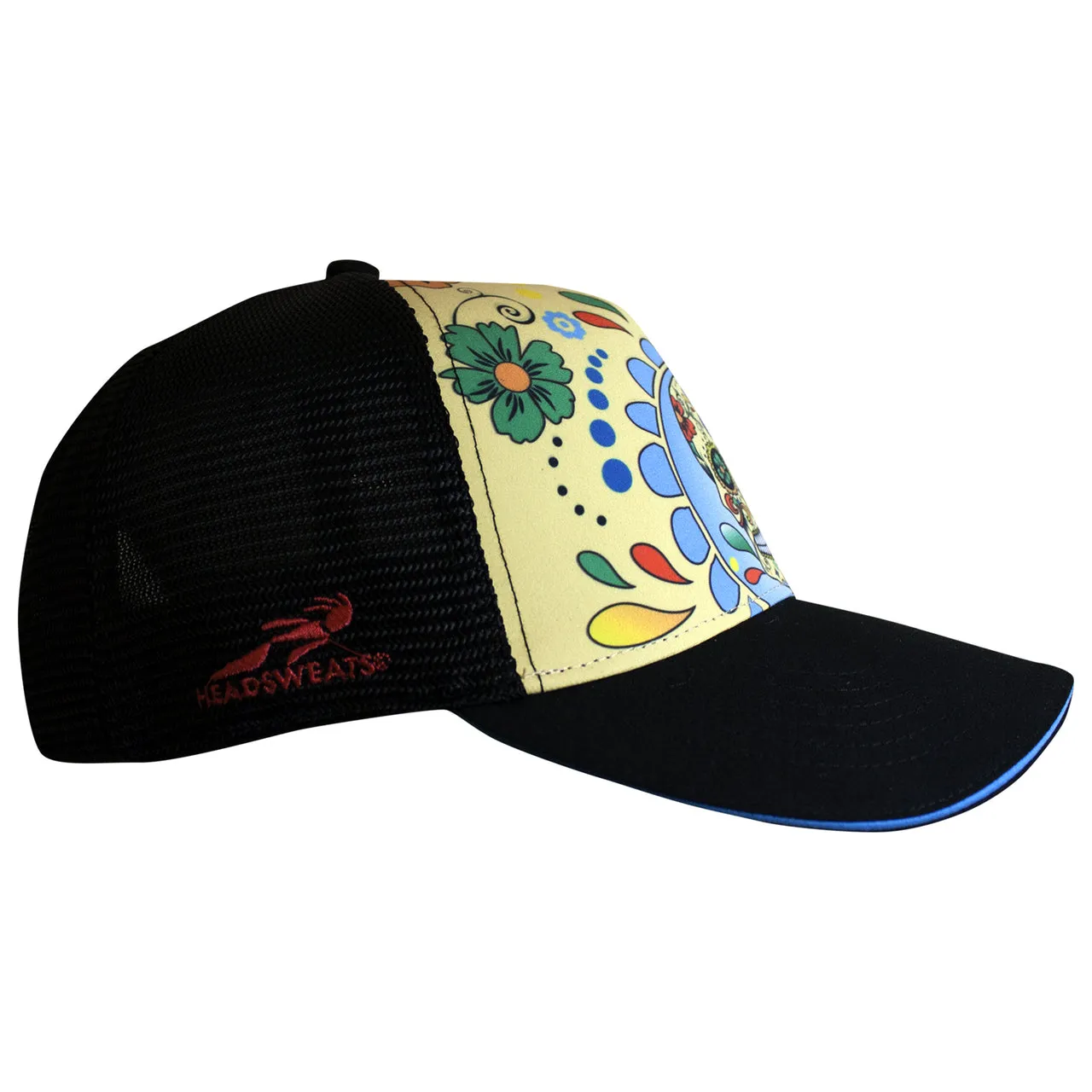 Fiesta Sugar Skull 5 Panel Trucker Hat