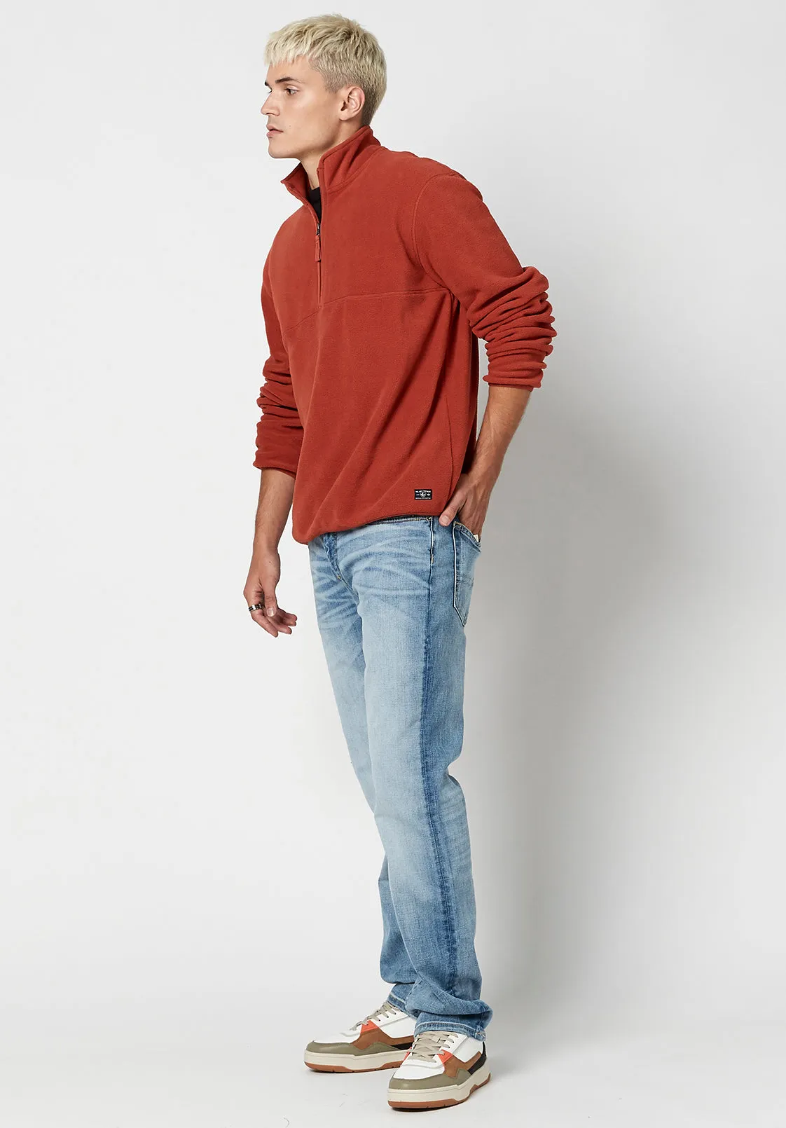 Fiproc Henley Fleece Top - BM23709