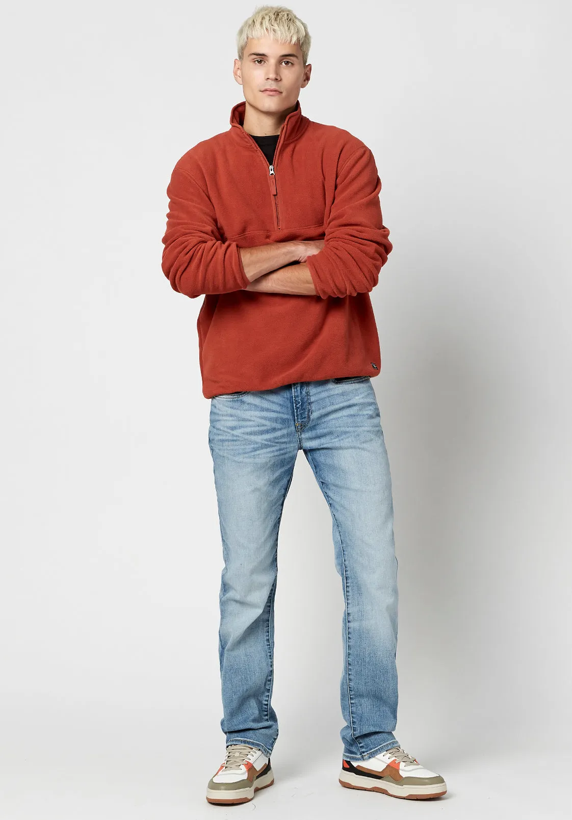 Fiproc Henley Fleece Top - BM23709