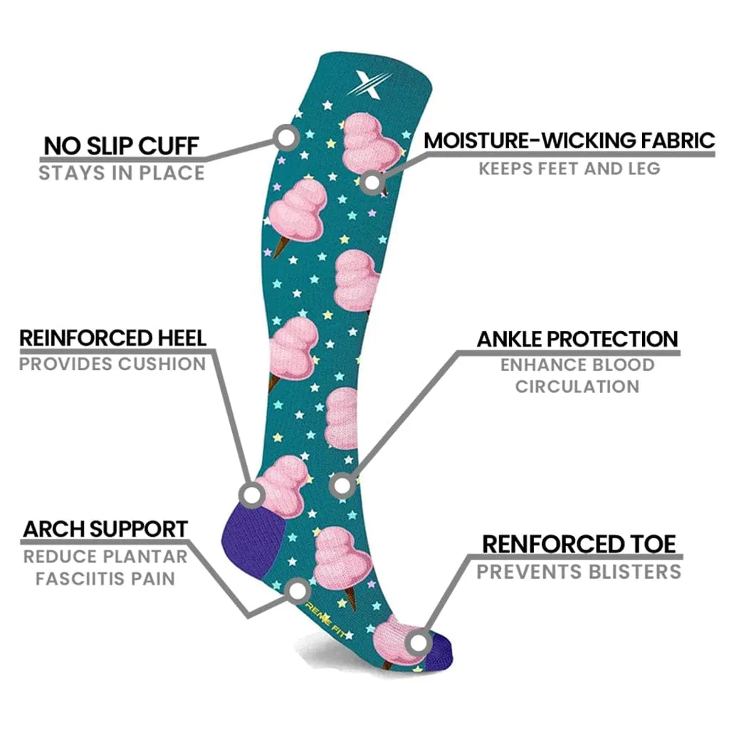 Fun & Expressive Compression Socks (3-Pairs)