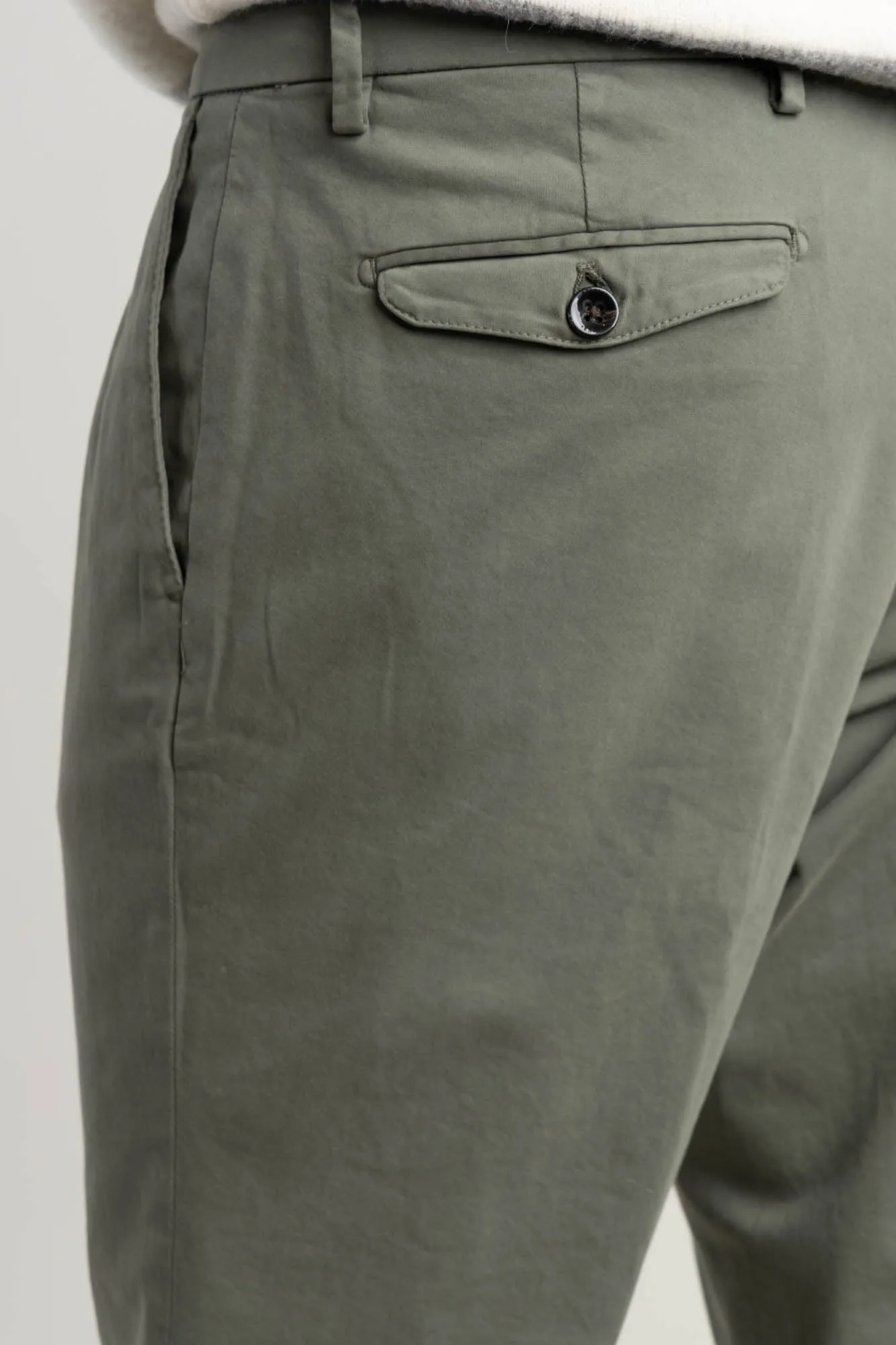 Green Double Pleated Pants