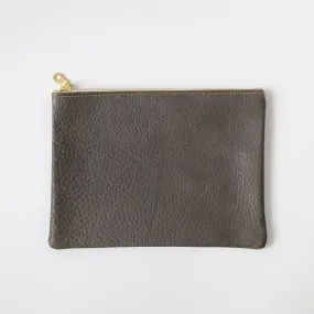 Grey Cypress Medium Zip Pouch