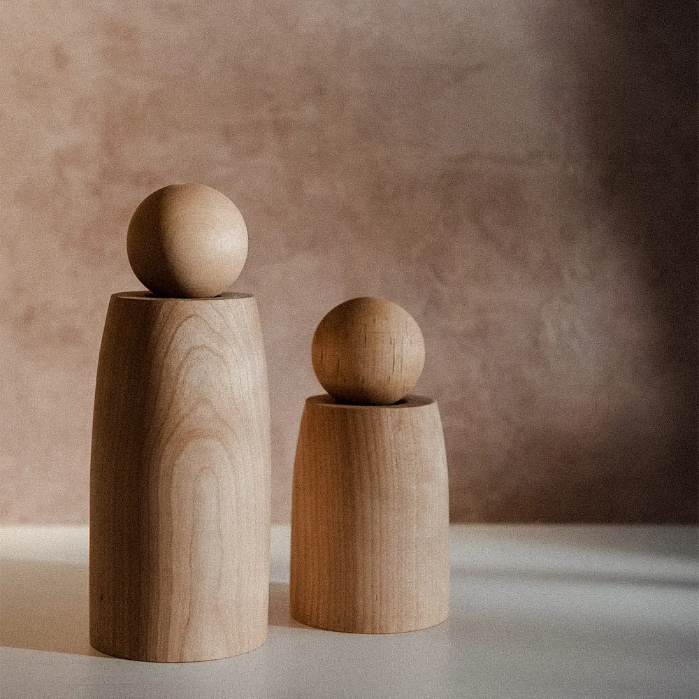 Handcrafted Maple Pepper Mill