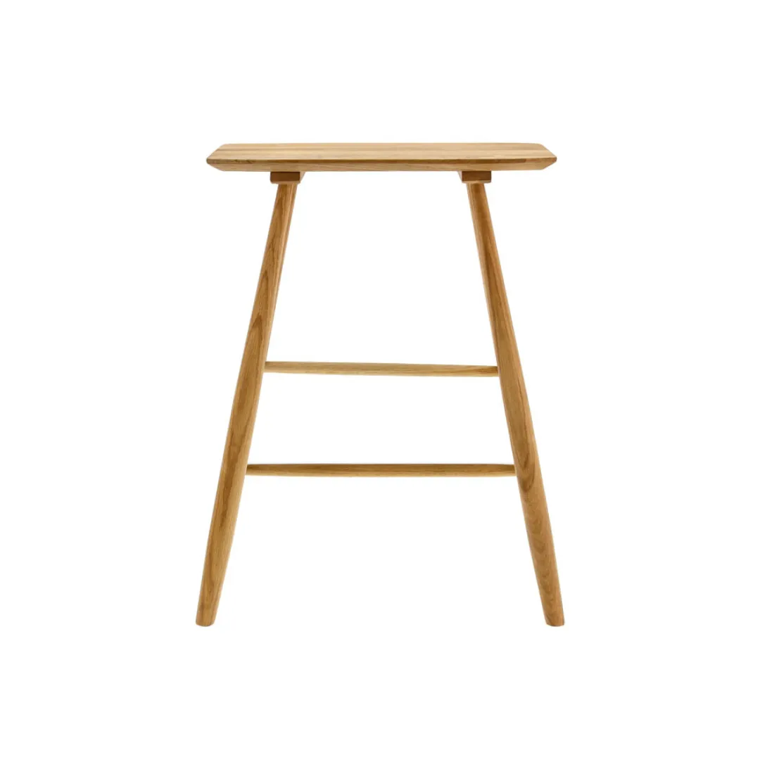 High Bodo Stool - Solid Oak