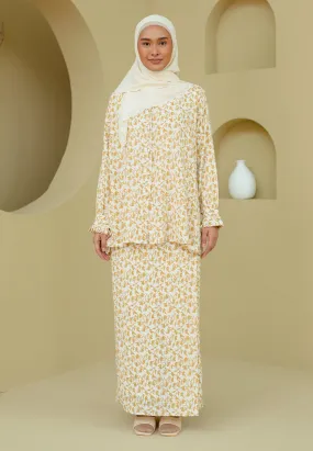 Indah Kurung (Yellowish Cream)