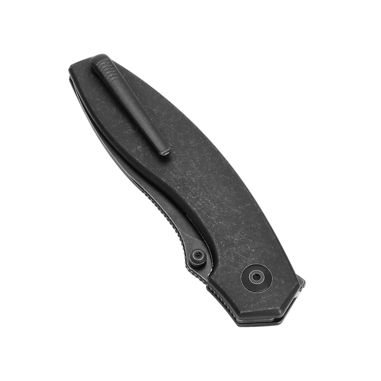 Kizer Doberman S35VN Blade Liner Lock Titanium Handle Ki4639A1 (3.66 Black Stonewashed)