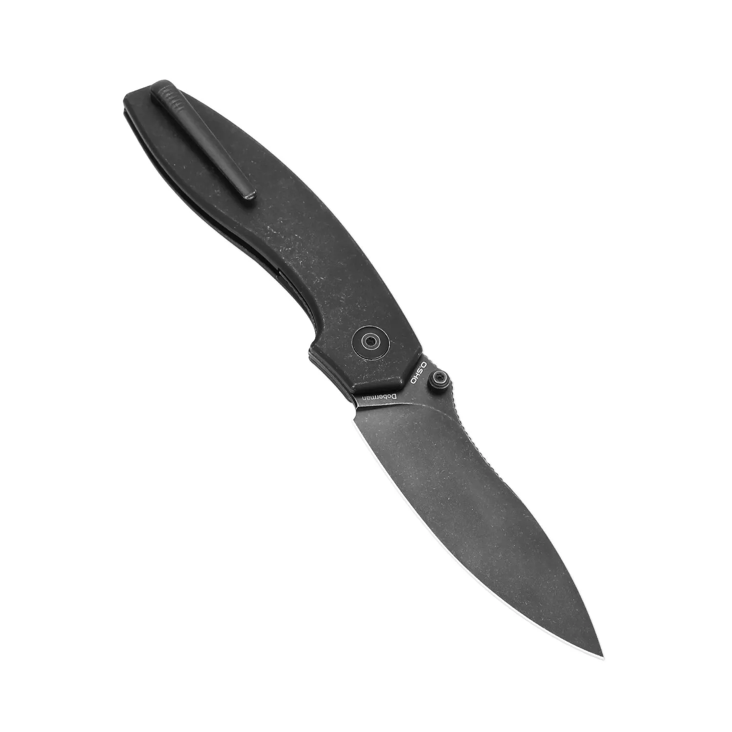 Kizer Doberman S35VN Blade Liner Lock Titanium Handle Ki4639A1 (3.66 Black Stonewashed)