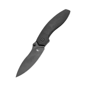 Kizer Doberman S35VN Blade Liner Lock Titanium Handle Ki4639A1 (3.66 Black Stonewashed)