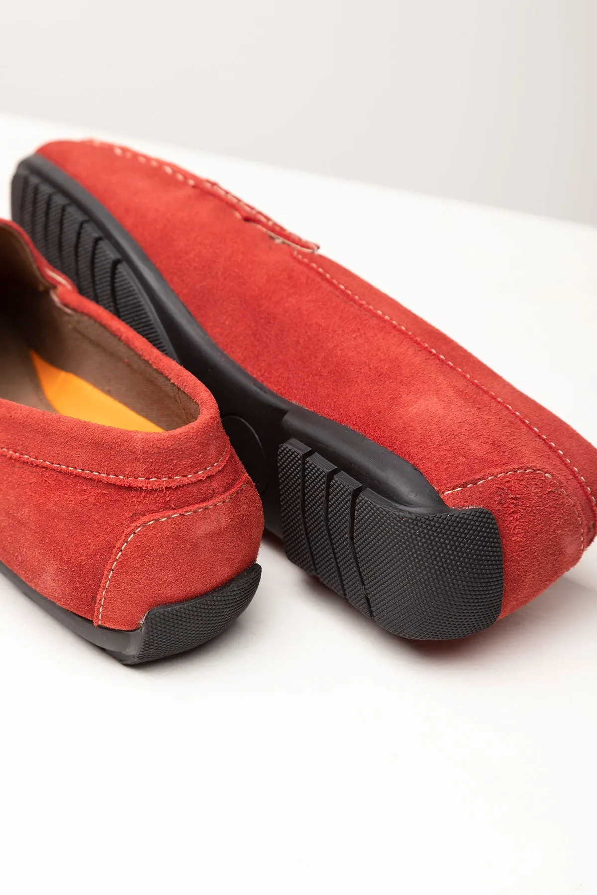 Ladies Suede Driving Loafers - Wrelton