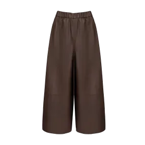 Leather Gaucho Pants