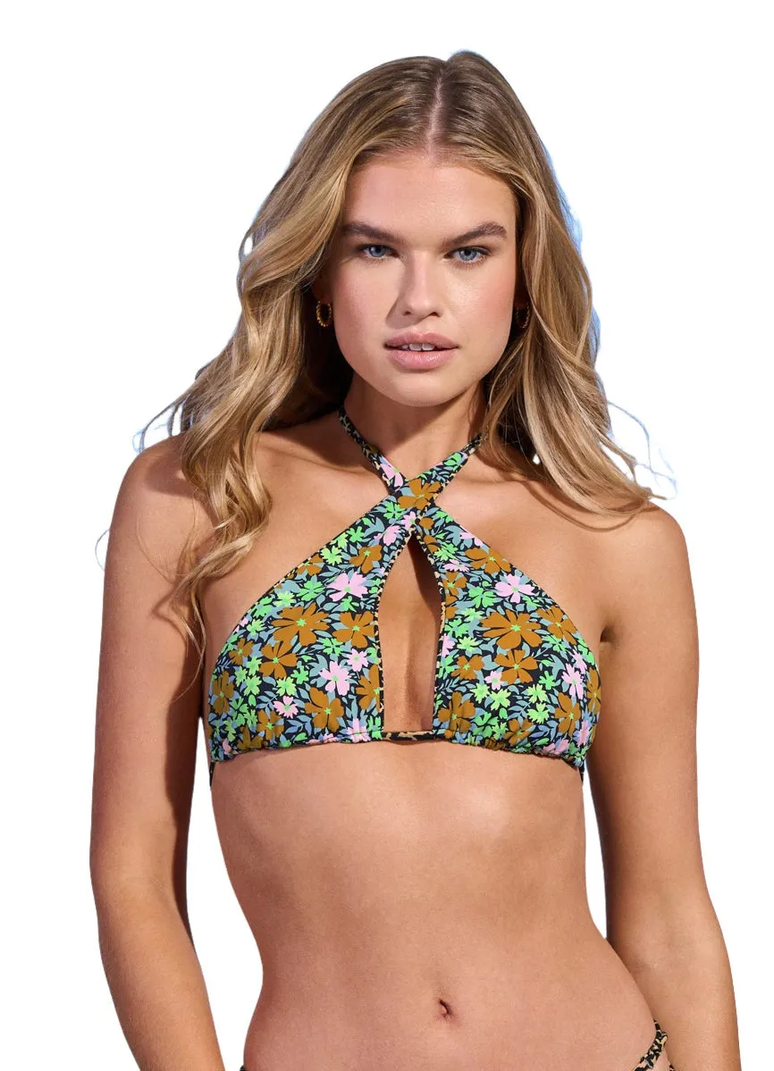 Maaji Chita Andy Front Tie Halter Bikini Top