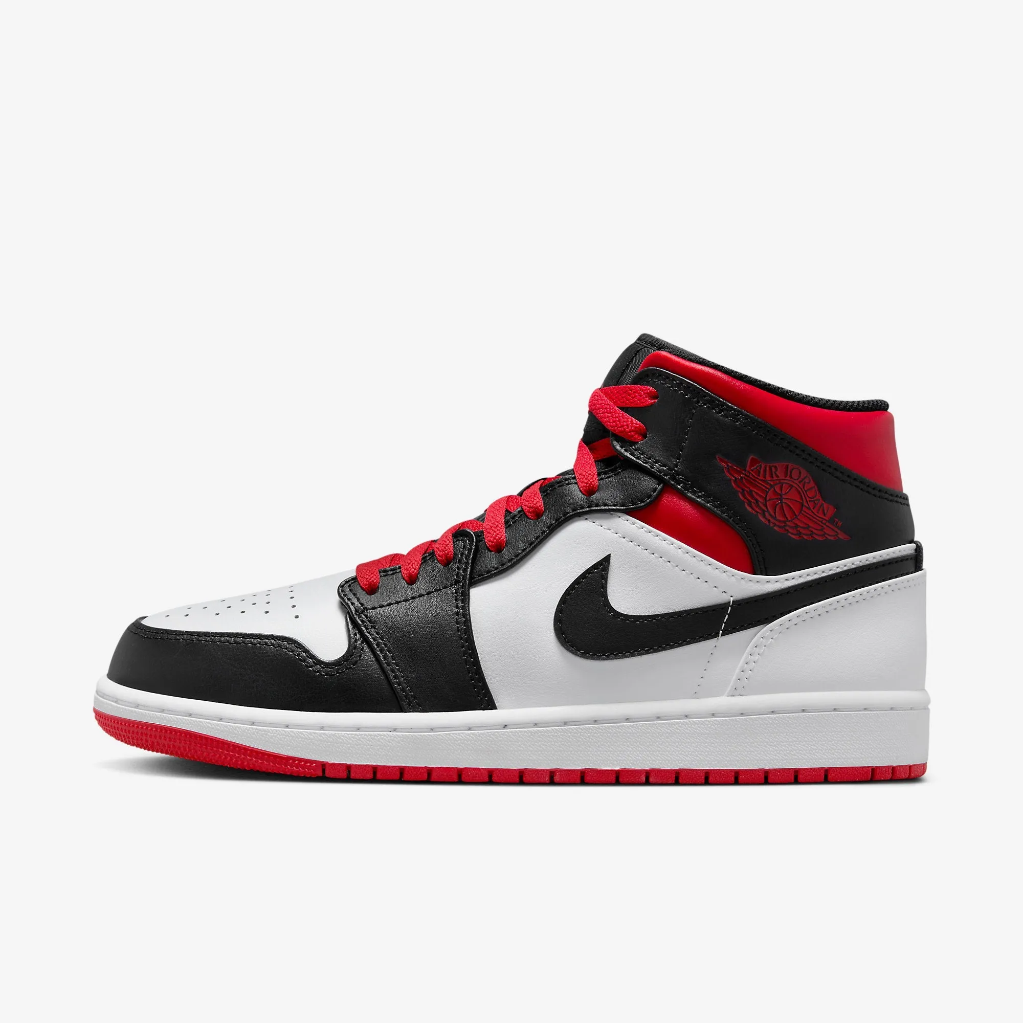 (Men's) Air Jordan 1 Mid 'Gym Red / Black Toe' (2023) DQ8426-106