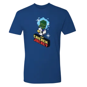 Minecraft Jolly Mobs Chicken Jockey Adult Short Sleeve T-Shirt