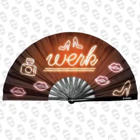 Neon Werk UV Fan