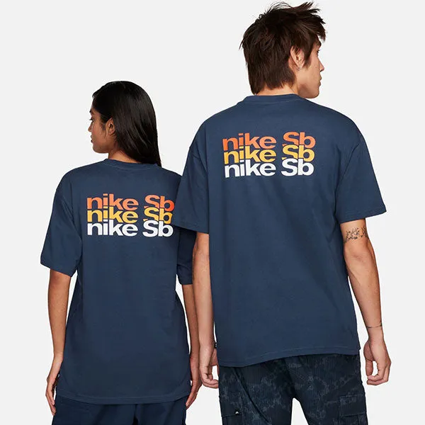 Nike SB Repeat Tee Midnight Navy