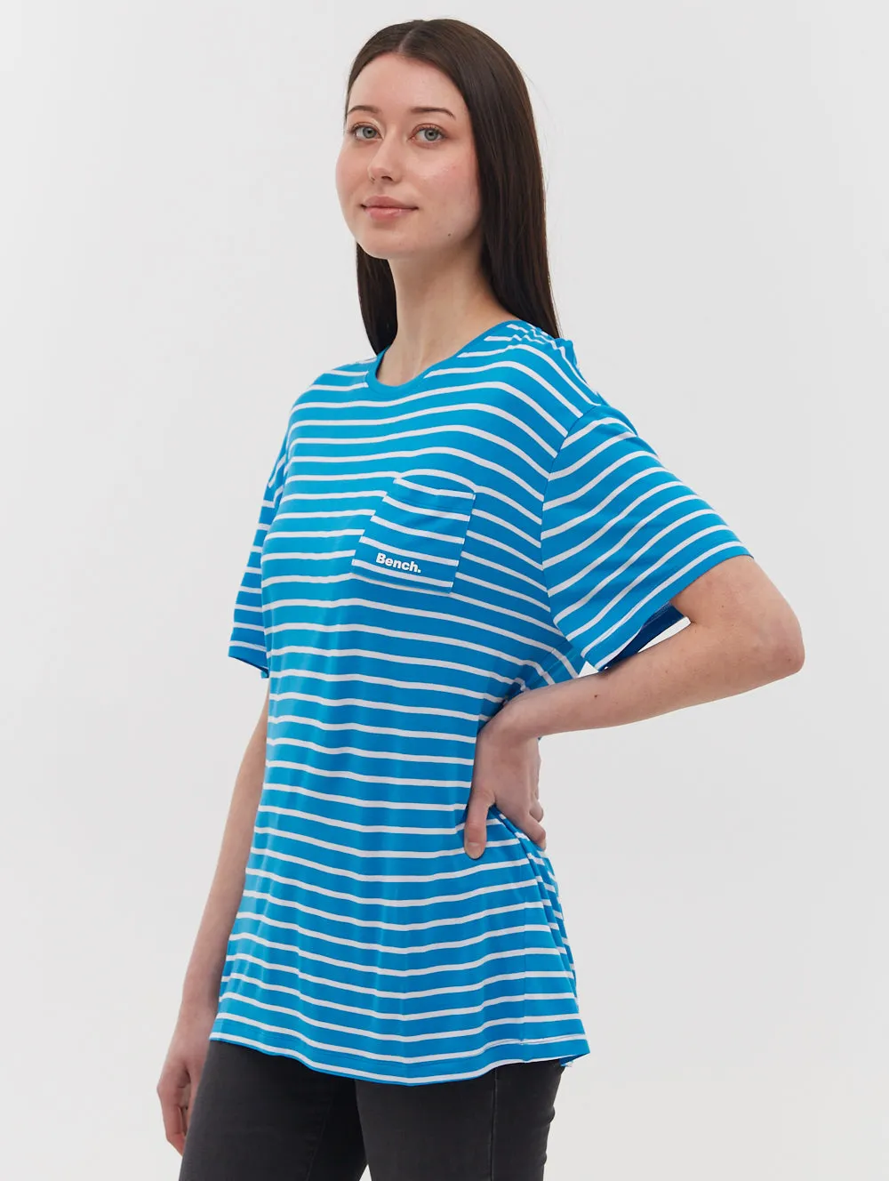 Nouria Striped Pocket T-Shirt