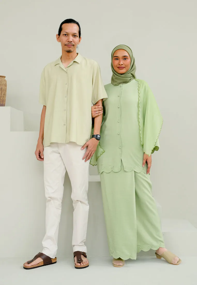 Nyaman Kurung (Apple Green)