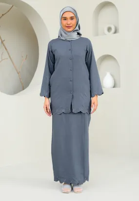 Nyaman Kurung (Dark Grey)