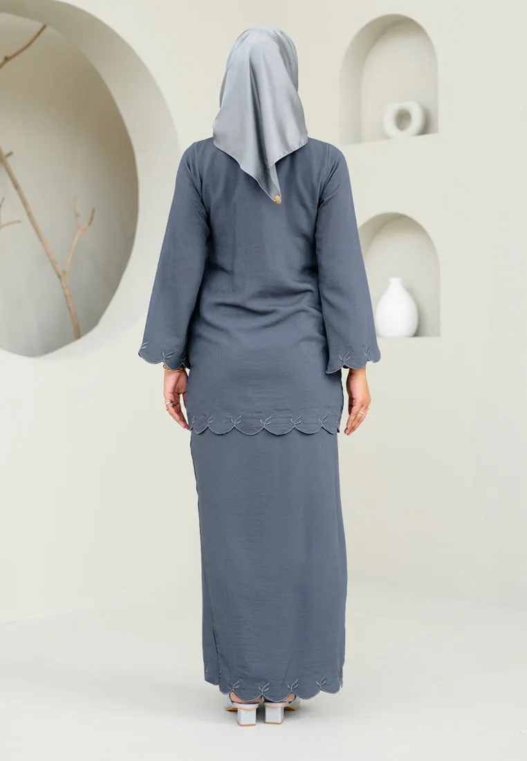 Nyaman Kurung (Dark Grey)