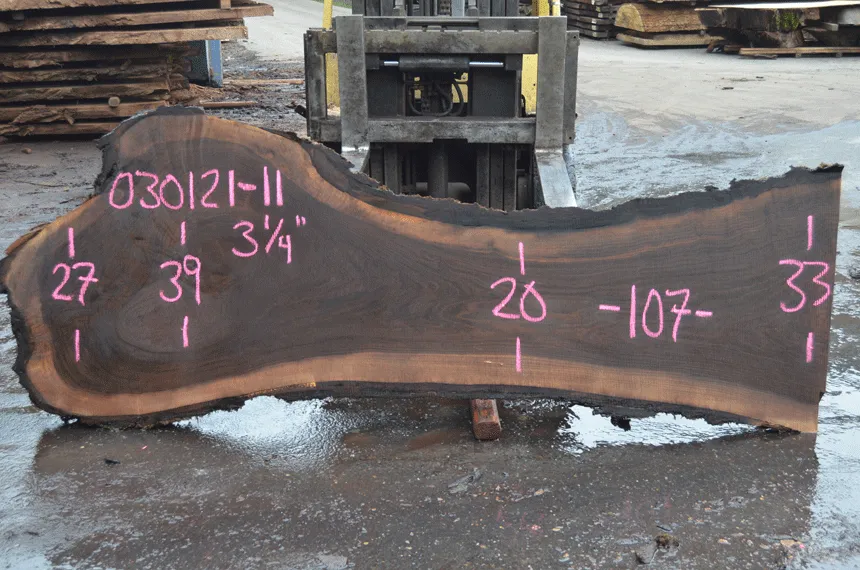 Oregon Black Walnut Slab 030121-11