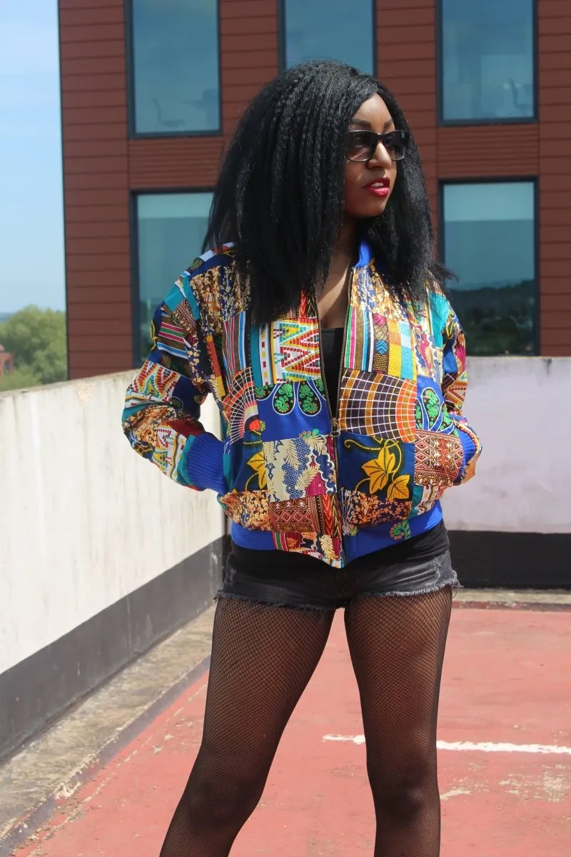 Patchwork Jacket in Ankara - Festival Jacket