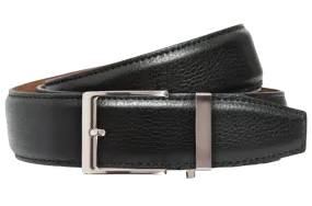 Pebble Black, 40mm Strap, Dress Belt