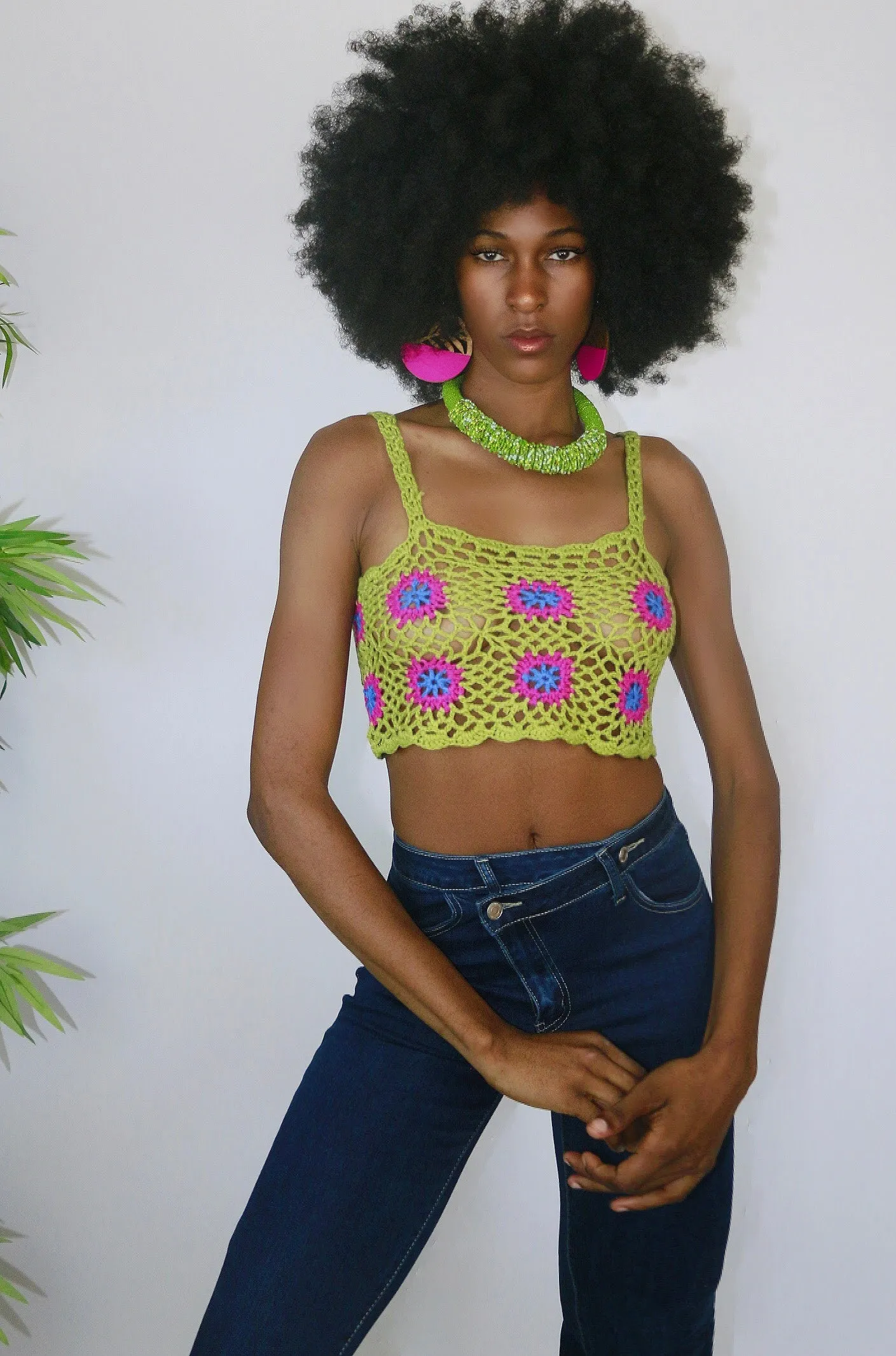 Phoebe FestivalCrochet Crop