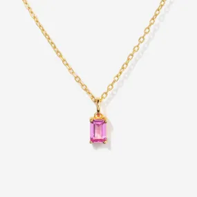 Pink Tourmaline Necklace