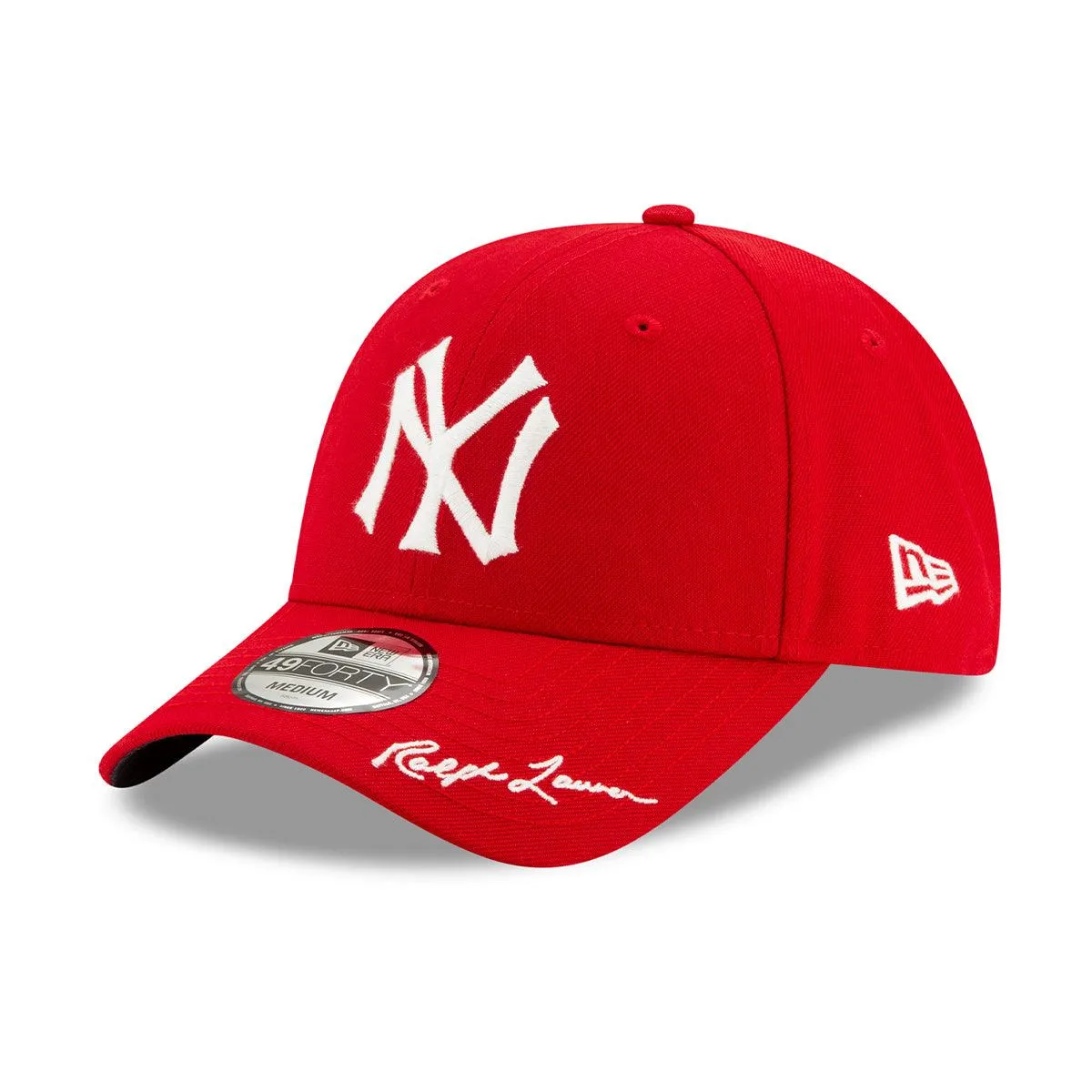   Ralph Lauren New York Yankees 49FORTY Cap 'Scarlet'