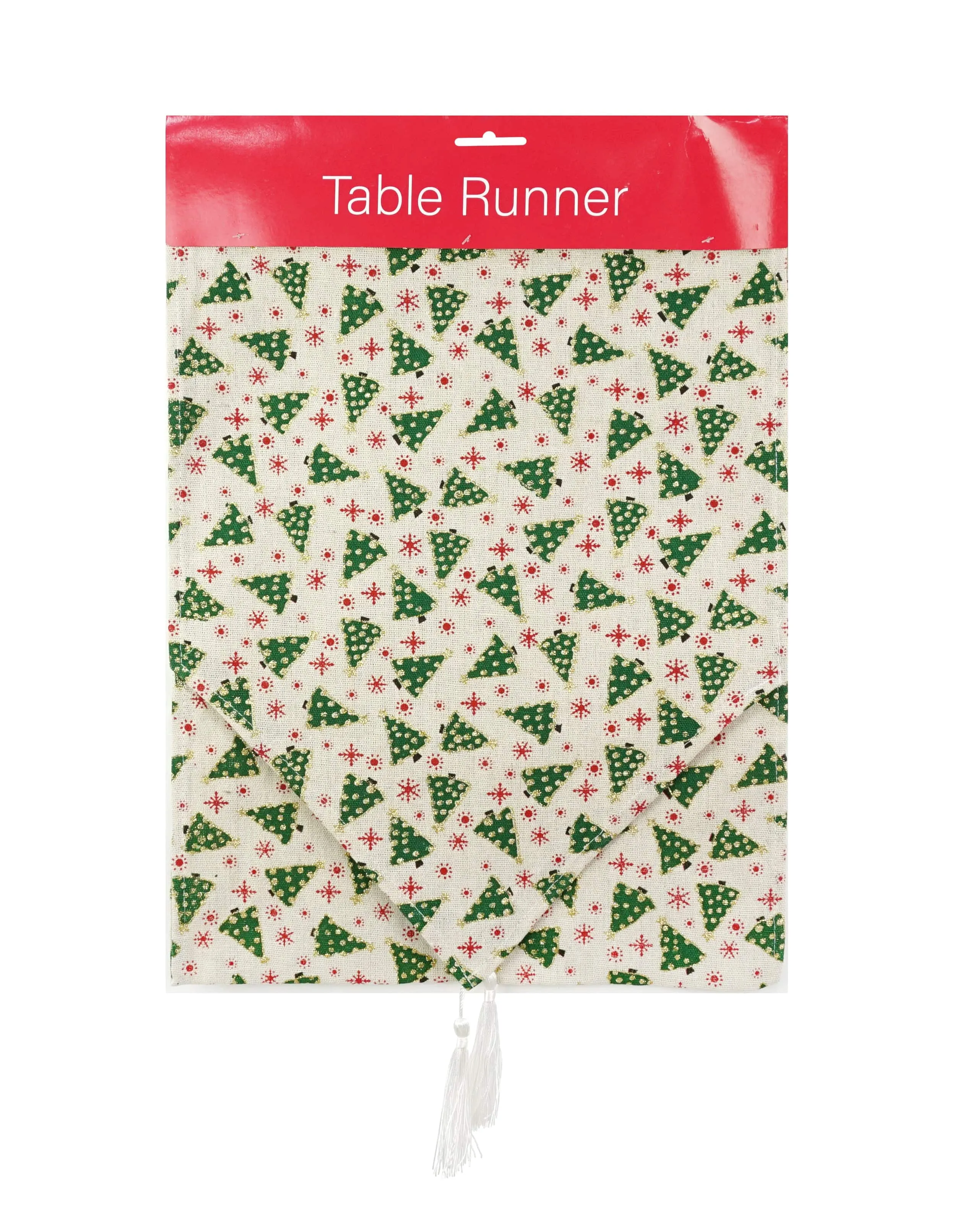 Red and Green Glitter Runner Asst