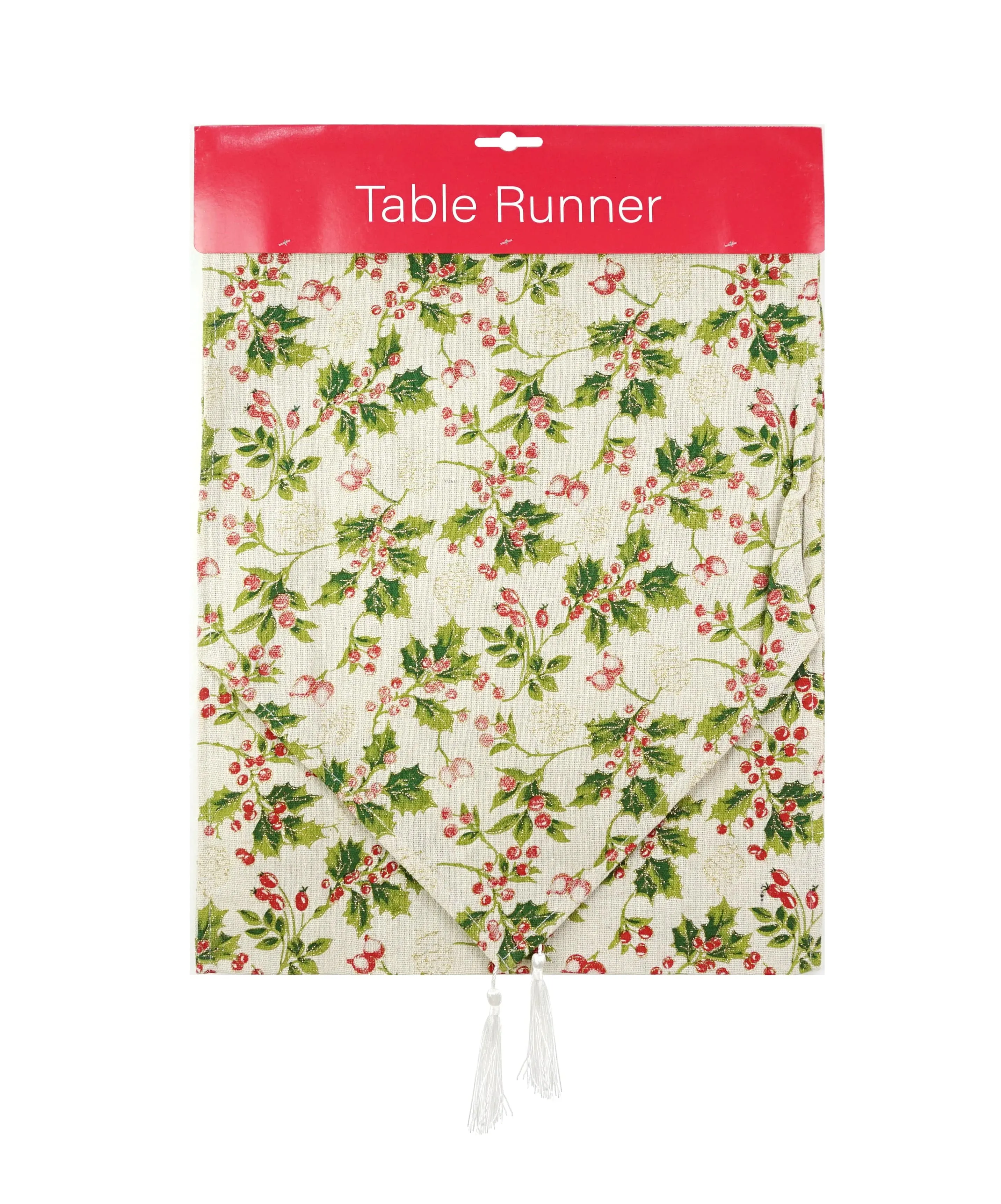 Red and Green Glitter Runner Asst