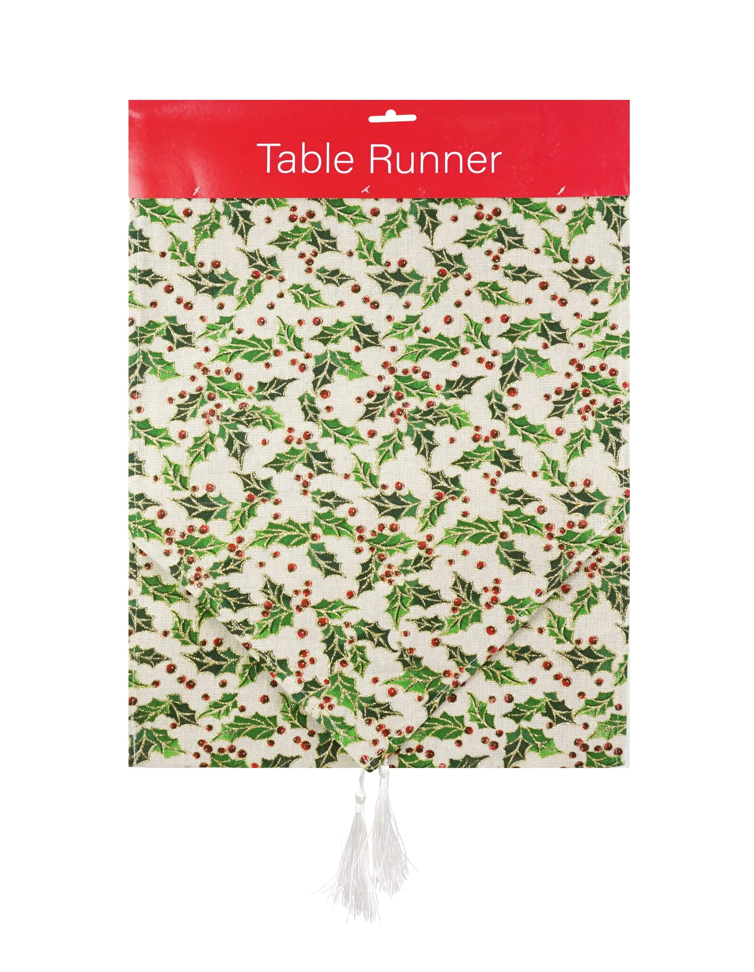 Red and Green Glitter Runner Asst