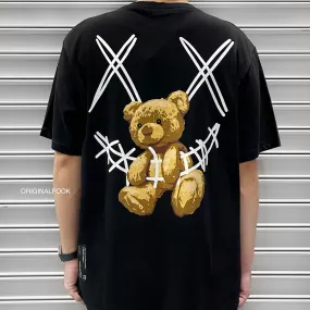 Rickyisclown [RIC] Teddy Bear Smiley Tee Black [R8211019-B5]