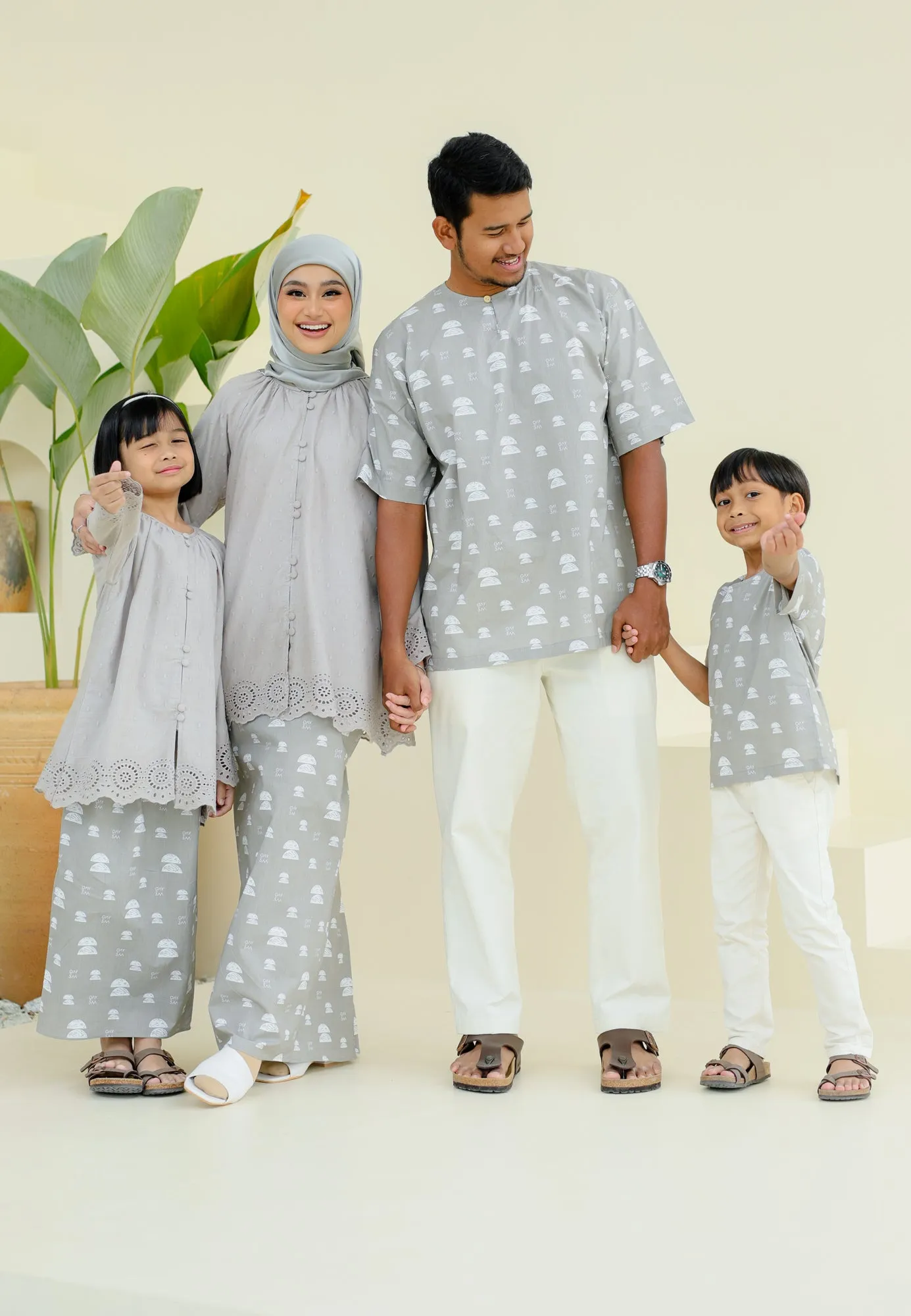 Secocok Kurung (Soft Grey)