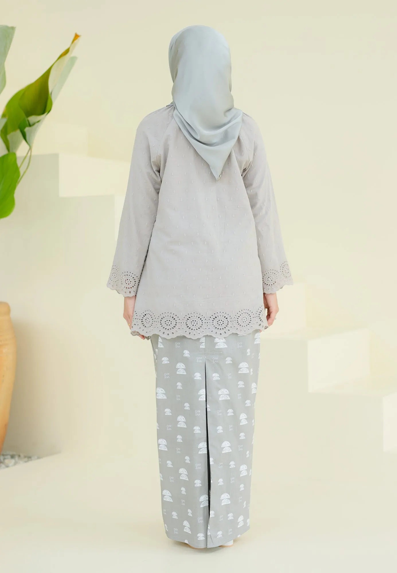 Secocok Kurung (Soft Grey)