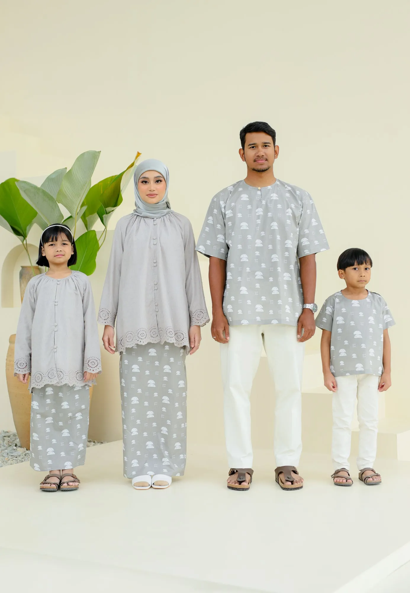 Secocok Kurung (Soft Grey)