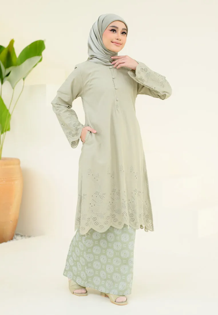 Seirama Kurung (Sage Green)