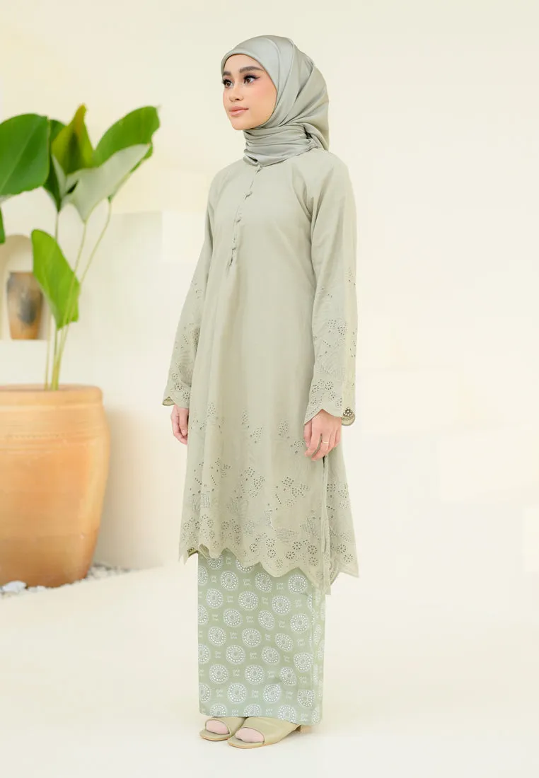 Seirama Kurung (Sage Green)