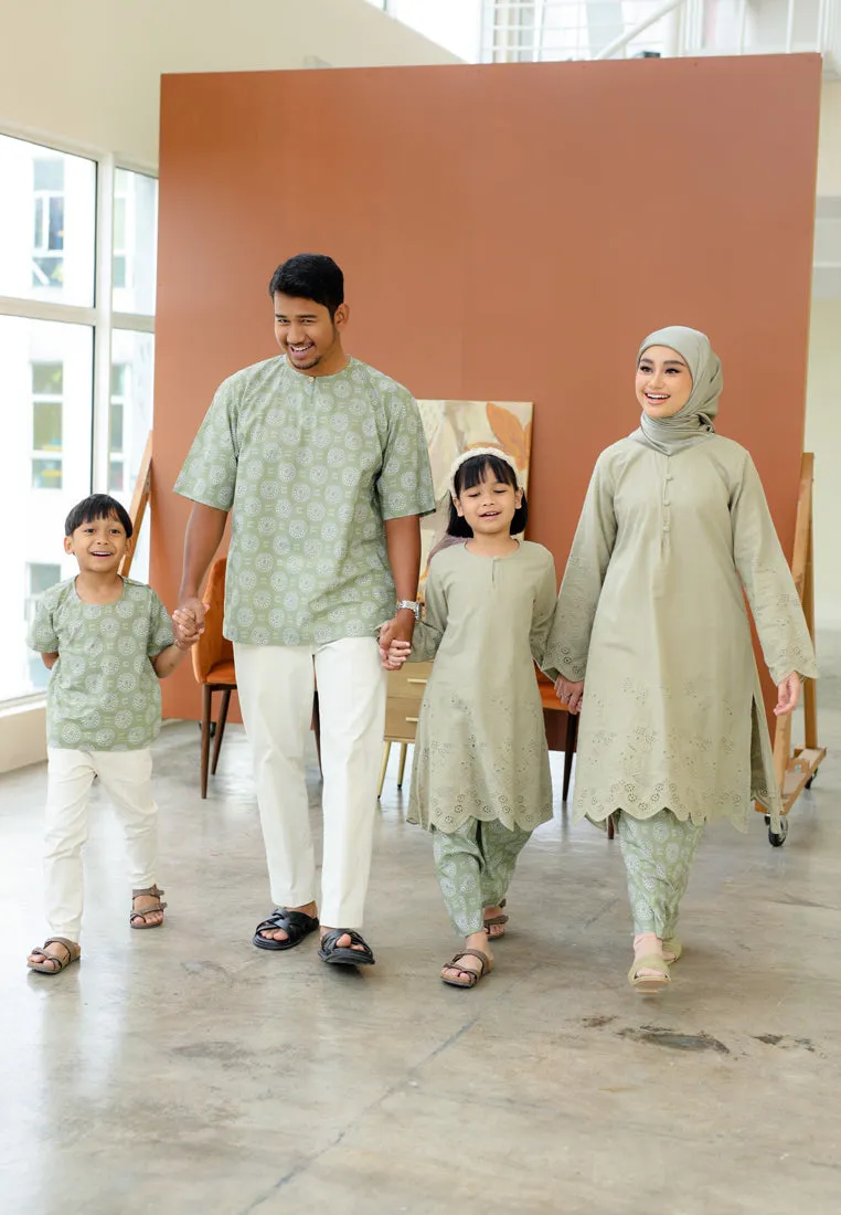 Seirama Kurung (Sage Green)