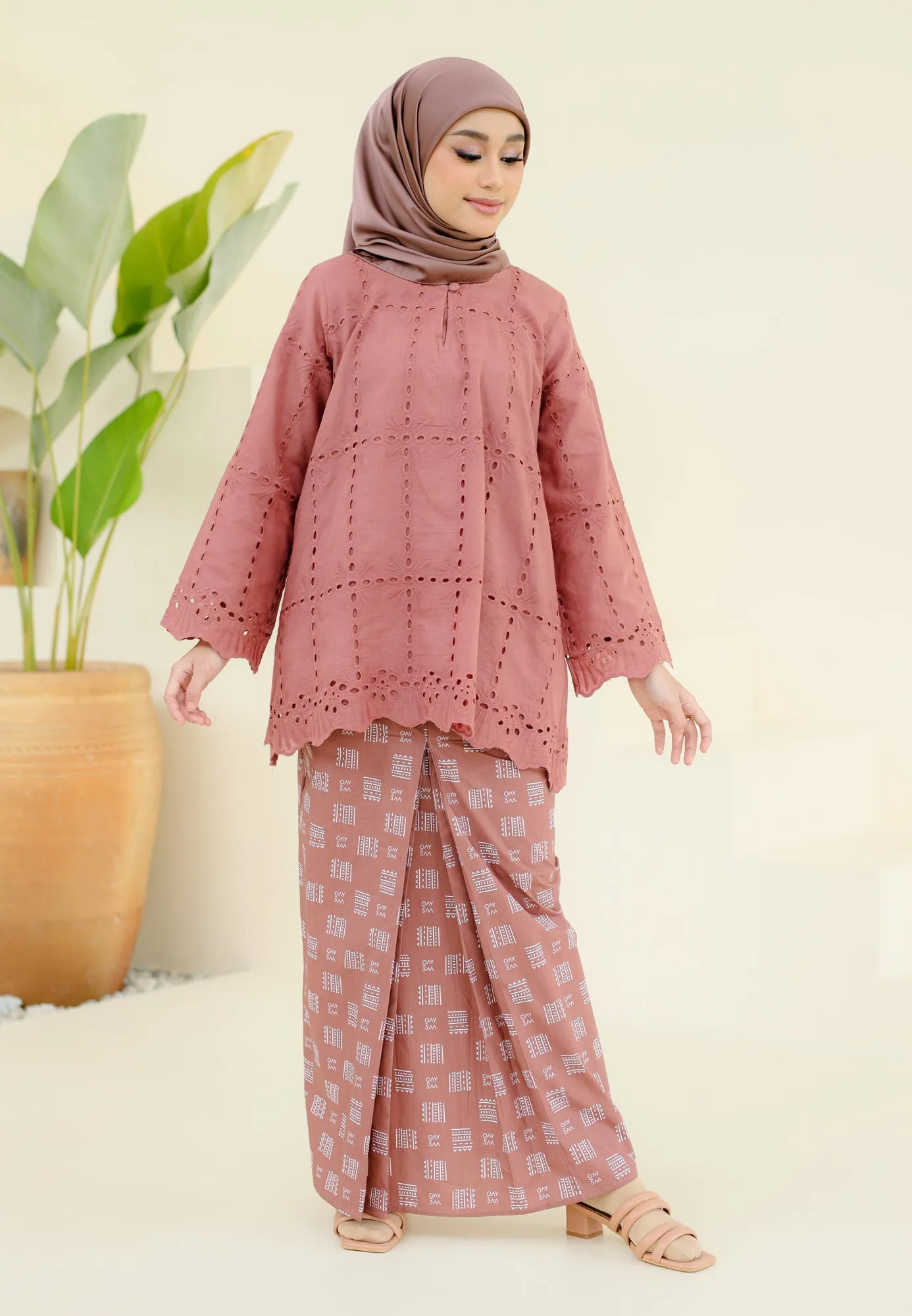 Senada Kurung (Dusty Pink)