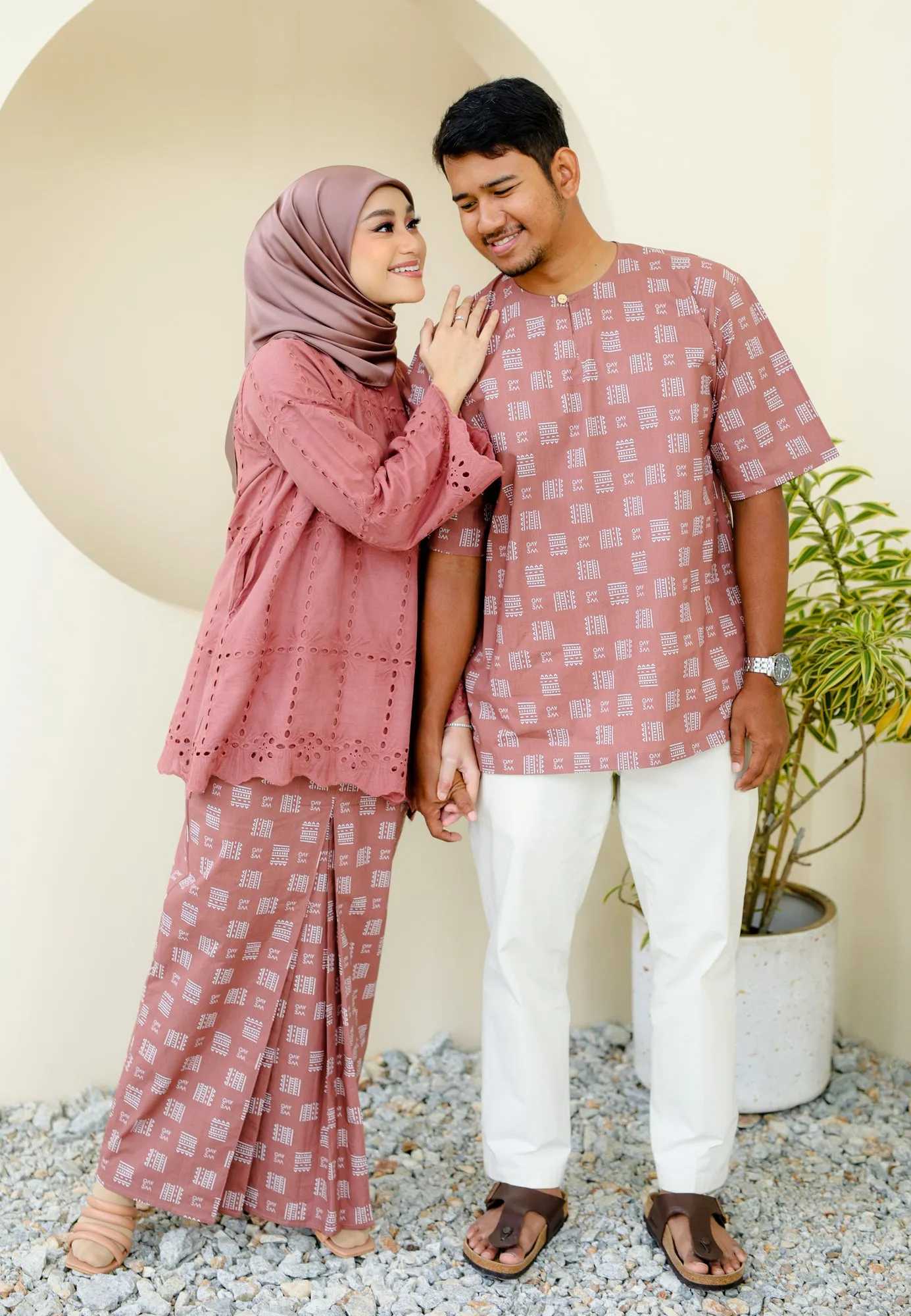 Senada Kurung (Dusty Pink)