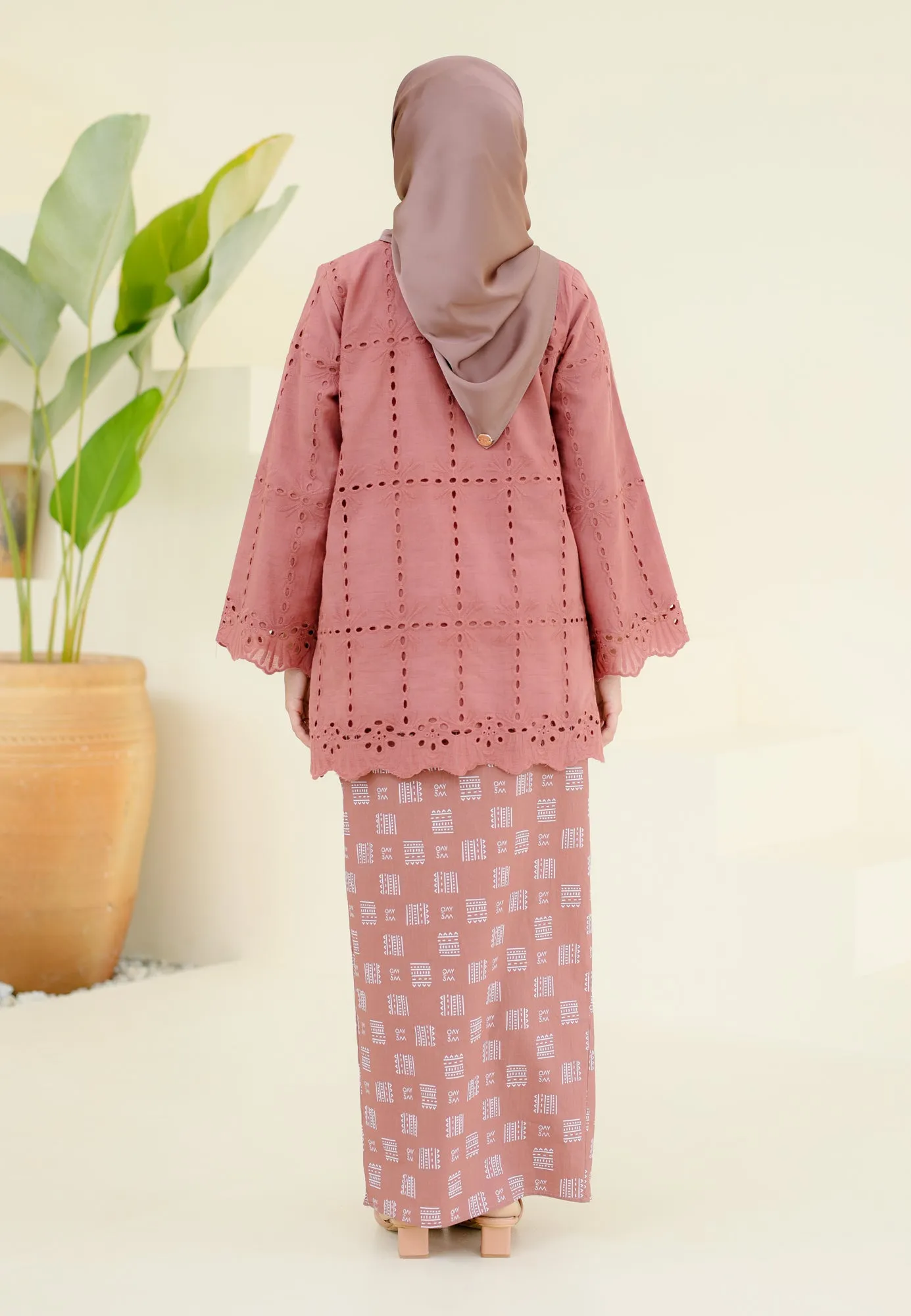 Senada Kurung (Dusty Pink)