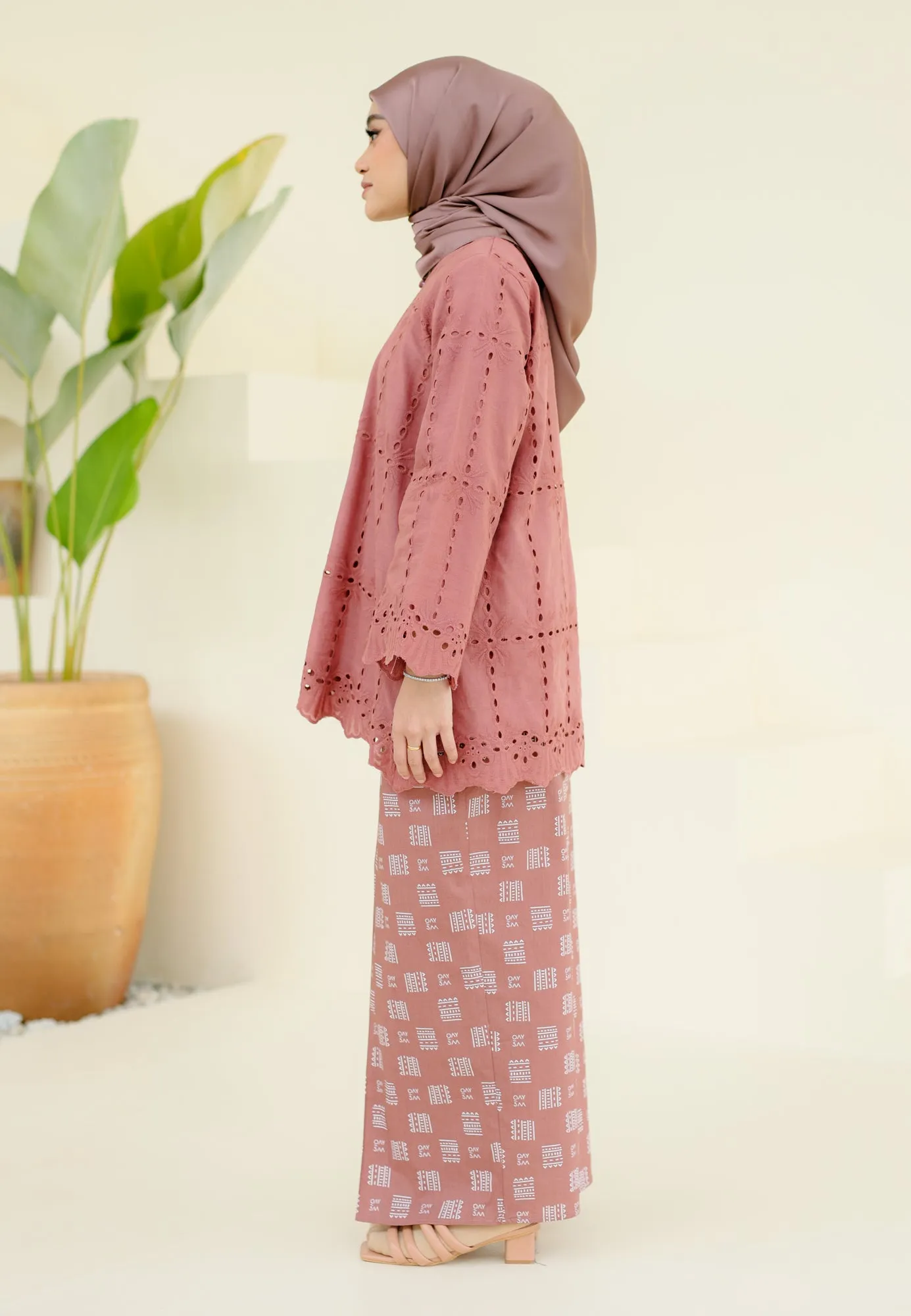 Senada Kurung (Dusty Pink)