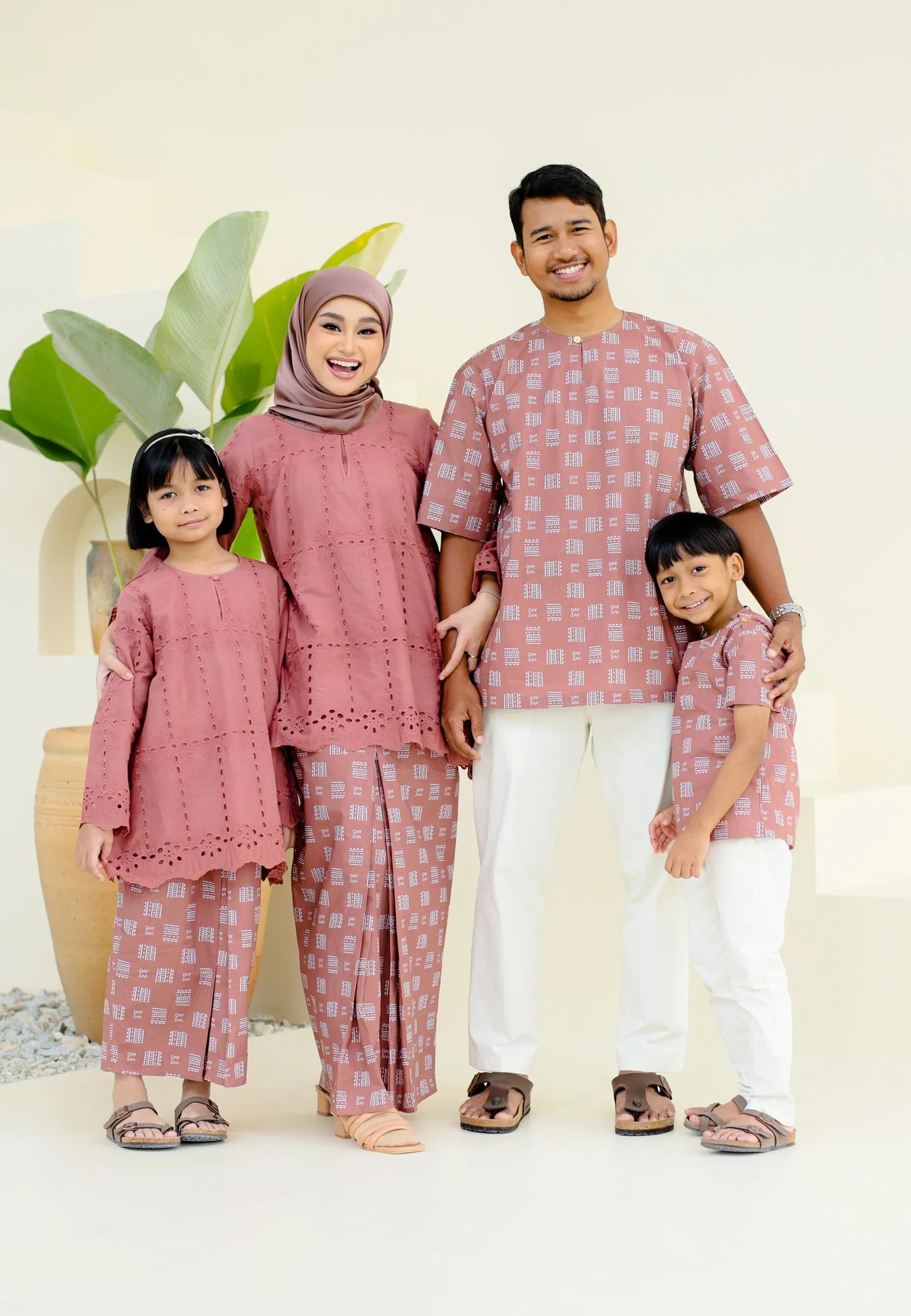 Senada Kurung (Dusty Pink)