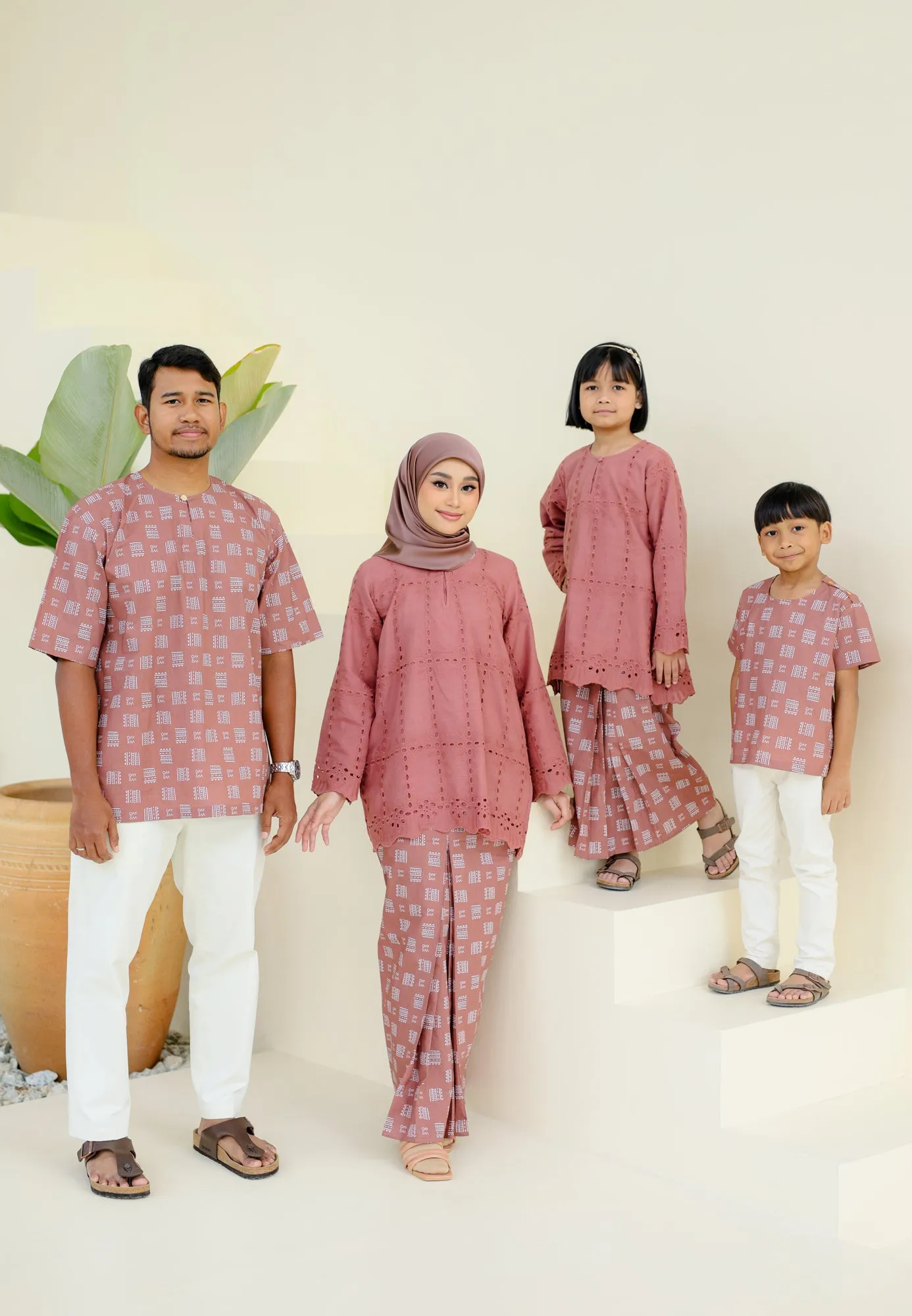 Senada Kurung (Dusty Pink)