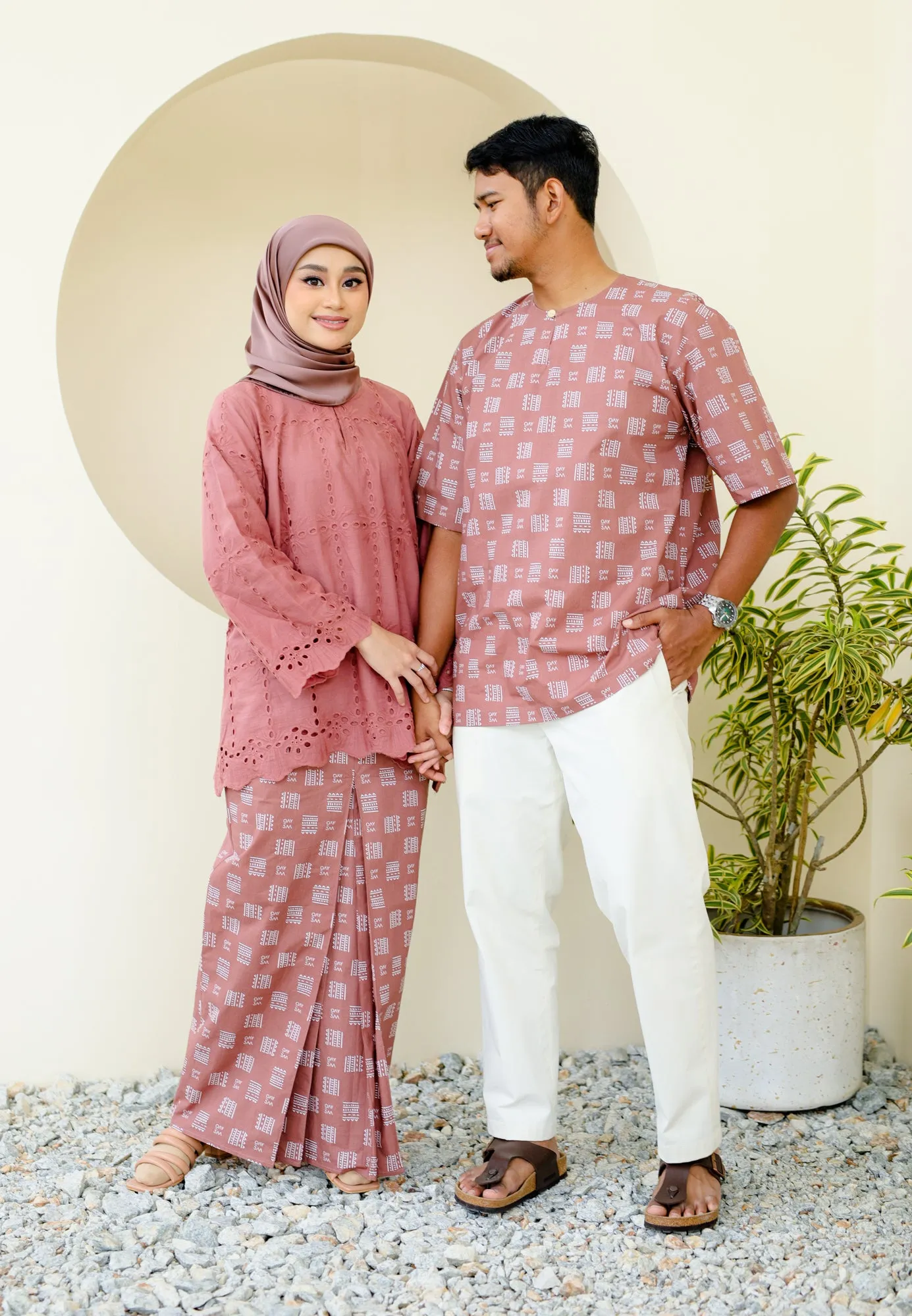 Senada Kurung (Dusty Pink)