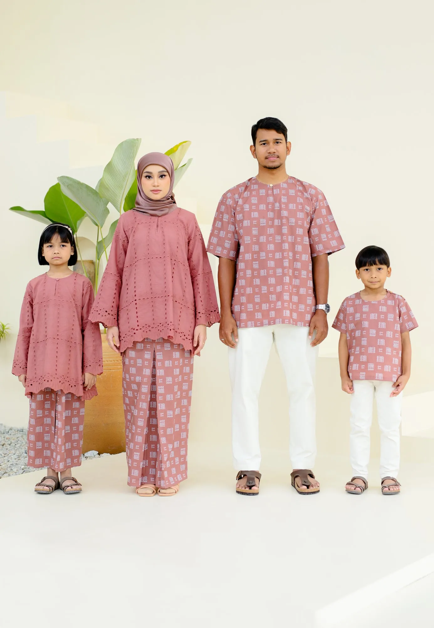 Senada Kurung (Dusty Pink)