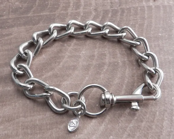 Shackle Smooth Chain Bracelet