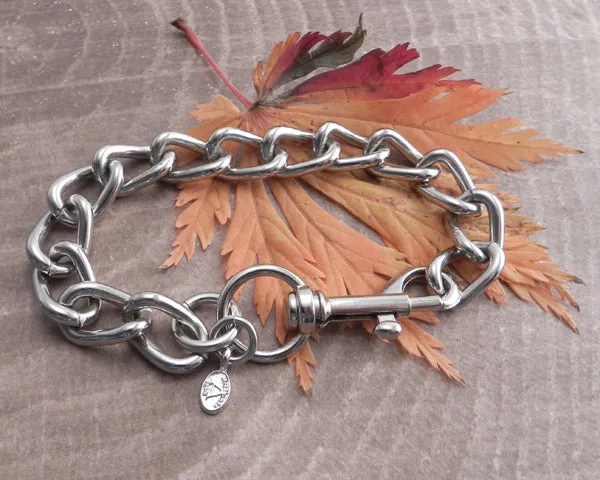 Shackle Smooth Chain Bracelet