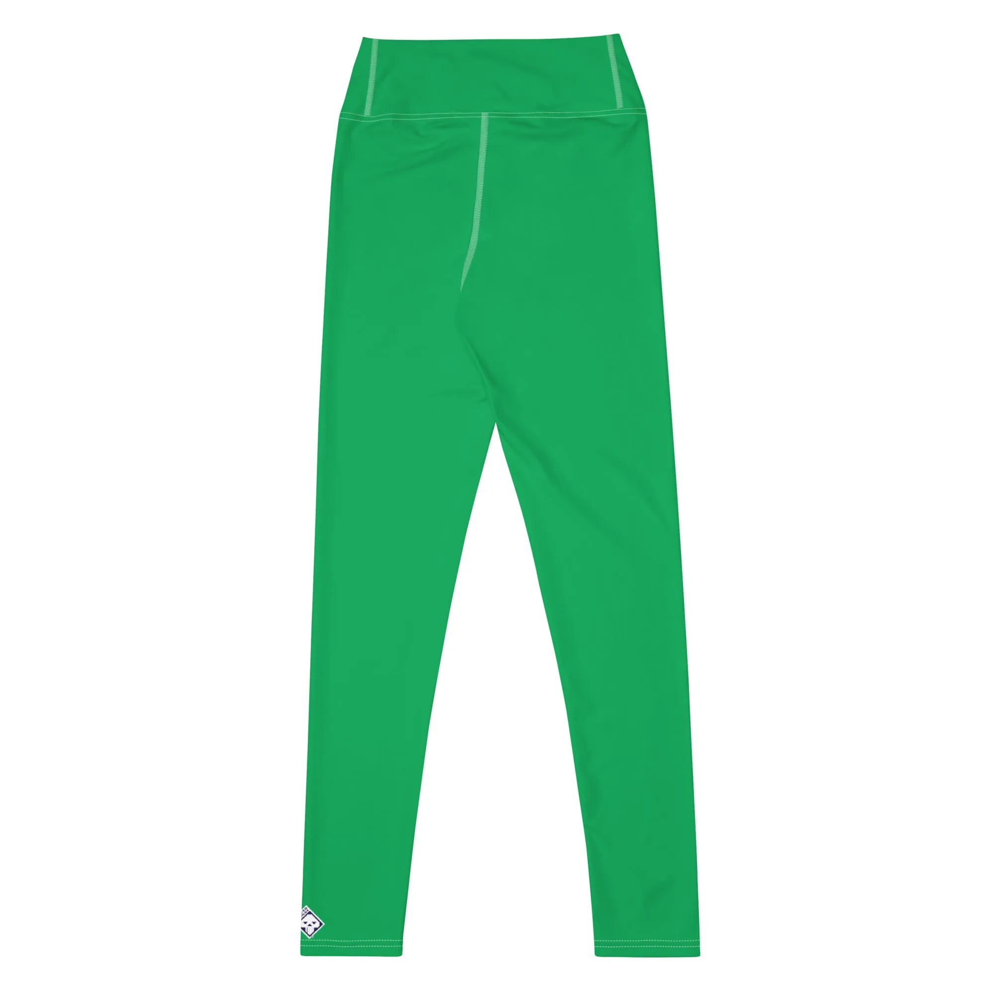 Sleek Silhouette: Women's Solid Color Yoga Pants Leggings - Jade